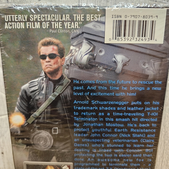 Terminator 3: Rise of the Machines VHS Rated R Arnold Schwarzenegger Action Film - Picture 6 of 7